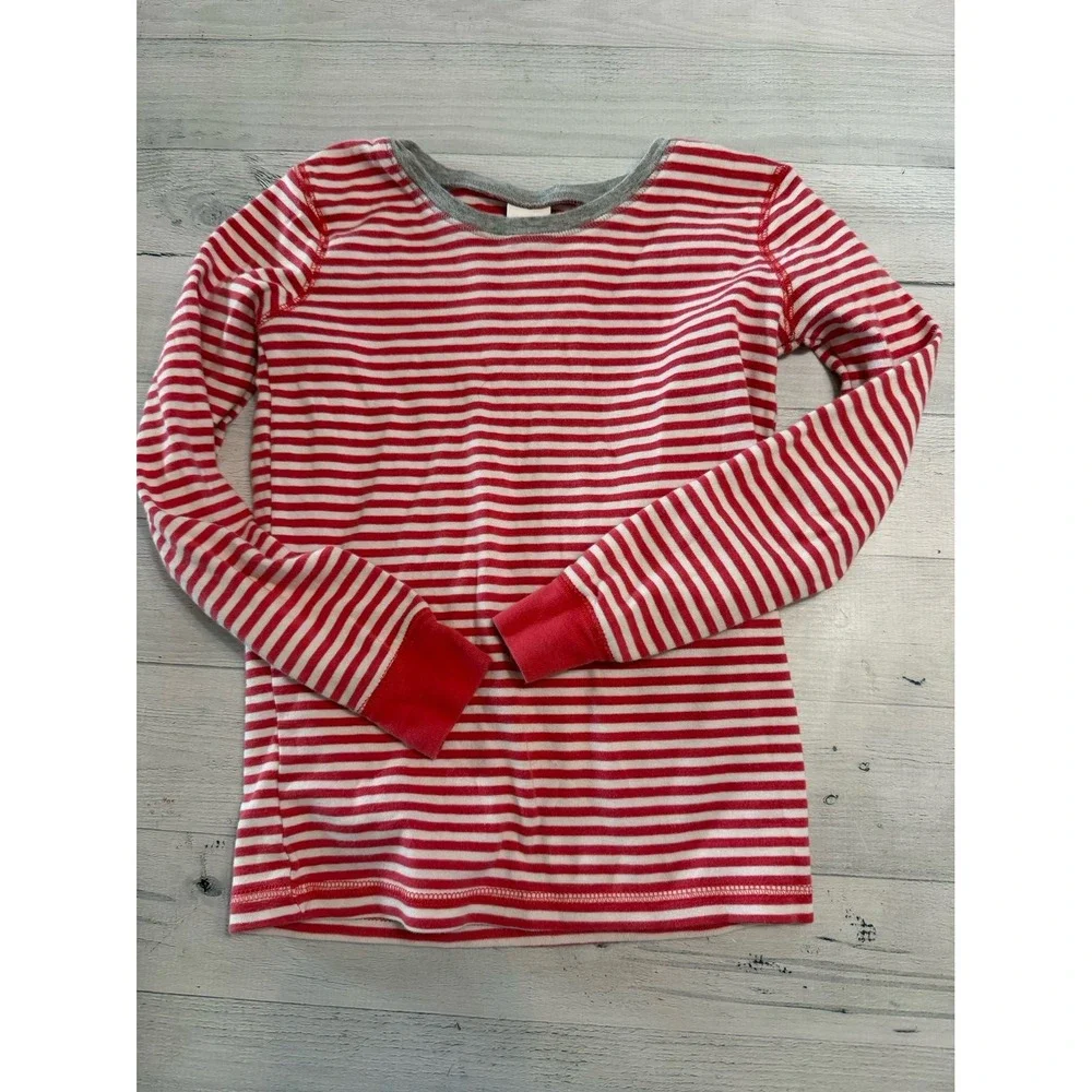 Mini Boden girls pink stripe pajamas‎ size 8 years